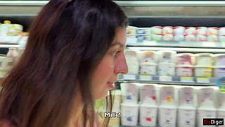 yo, i'll buy anything if she does a cumwalk in the supermarket