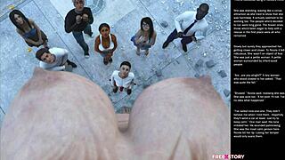 Big Apple Small 18+ Gesture in Wild 3D Cartoon Sex!