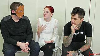 i bound the whore and made her gag on my cock