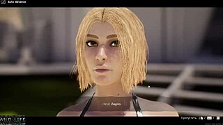 Blonde's wet slit fingered in outdoor hardcore action