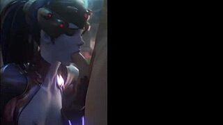 widowmaker love in anime hentai with sexy scenes 😍