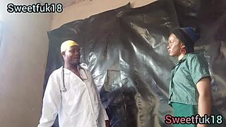 Doctor Exploits Patient with Hard Outdoor Missionary Bang