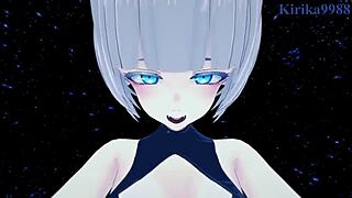 Hey Nazuna Nanakusa, ready for intense hentai sex in that outfit?