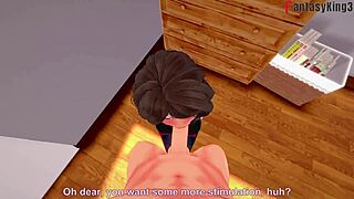 Yo, check Aunt Cass giving a wild blowjob in this fantasy clip