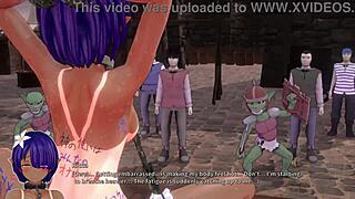 Ricca discovers magic dildo in 3D hentai