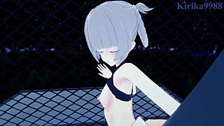 Hey Nazuna Nanakusa, ready for intense hentai sex in that outfit?