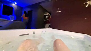 motel maid latina fucks on jacuzzi for 20 bucks with blowjob and orgasm