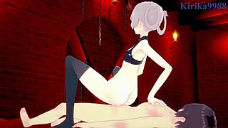 Hey Nazuna Nanakusa, ready for intense hentai sex in that outfit?