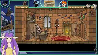 In this anime hentai game, the sexy brunette teacher with big tits trains the college student in witch trainer silver part 15.