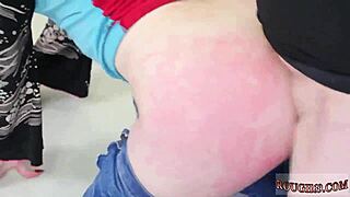 Hey, this brunette teen is masturbating with small tits, getting into some bondage and cum play!