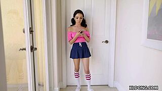 Kiley Jay Spots Stepdad Watching Porn and Joins In