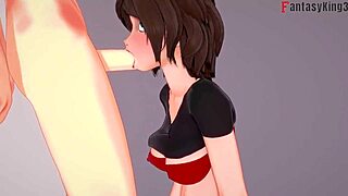 Yo, check Aunt Cass giving a wild blowjob in this fantasy clip