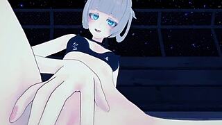 Hey Nazuna Nanakusa, ready for intense hentai sex in that outfit?