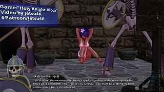 Ricca discovers magic dildo in 3D hentai