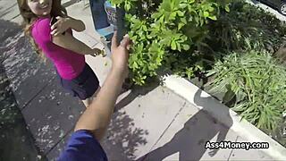 i watch broke teen suck cock outdoors