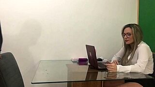 blonde pornstar blows cock for big tits orgasm