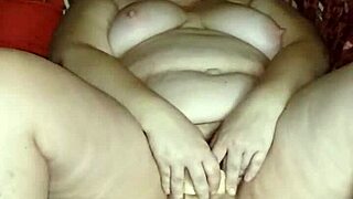 Milf squirts using 2 huge dildos