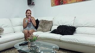 My Stepsister Shows New Toys and Licks Colombian Babe's Pussy!