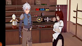 finally getting these girls in the bed for isekai fantasy