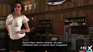 Treasureofnadia - Doctor's Ass Gets Cum in Office Scene E2 44