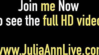 Blonde Mature Milf Julia Ann Bends Over For Hardcore Doggystyle And Facial With Porn Newbie