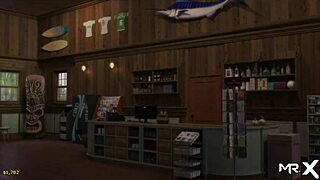 Treasureofnadia - Doctor's Ass Gets Cum in Office Scene E2 44