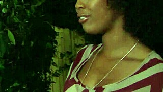 Ebony Girlfriends Kiss and Dive into Pussy on Lesbian Date