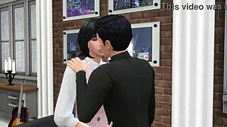 Does My Horny Girlfriend Want to Be a Pornstar in Sims 4 3D?