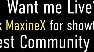 Have You Seen Curvy Milf Maxine X Spreading Her Legs For A Big Hard Cock With Dirty Talk And Handjob?