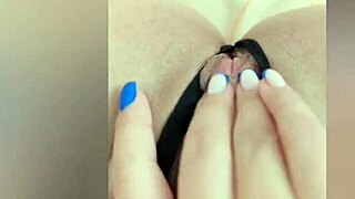 i fingered my shaved pussy to orgasm after college, it was so homemade