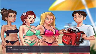 summer time saga unc part 36 hits the beach for cartoon fun
