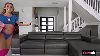 gamer slut ashley alexander rides a massive joystick hard 😜