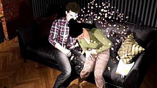 Baby bump! Aaron knocks up Issa in this SFW cartoon adventure