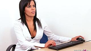 Hey, Sexy Teacher Cougar, Can You Handle This Huge Cock? Seduce Him Now!