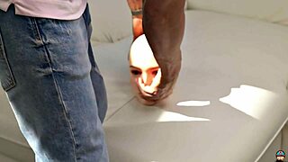 Giant boobs anime sexdoll robot shocked by anal pounding