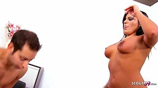 Hey, Sexy Teacher Cougar, Can You Handle This Huge Cock? Seduce Him Now!