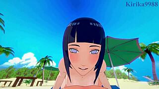 Hinata Hyuga and Naruto Uzumaki in wild hentai banging