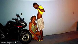 Latina MILF Gives Outdoor Blowjob To Police Officer As Bribe