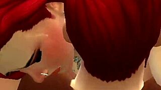 Hey, that redhead is getting licked and fucked hard, cumming all over.