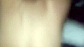 The woman gets aroused watching my cock slide in and out of her wet vagina.