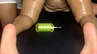 Giving my step sister a sensual massage