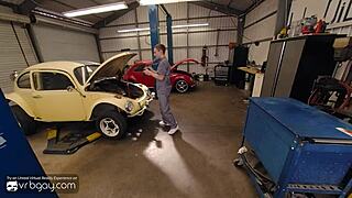 Gay Twink Mechanic Blowjob Anal Fuck