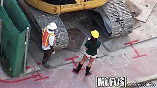 abbi sucks cock in pov