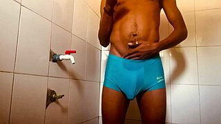 oh shit, i'm bathing while my step sis fucks in the next room!