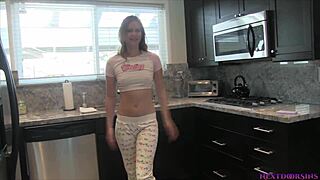 I wake up to a Stella morning with her tight shaved pussy