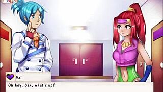 I explore the erotic adventures in Adventure High Episode 2 on Newgrounds