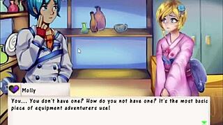 I explore the erotic adventures in Adventure High Episode 2 on Newgrounds