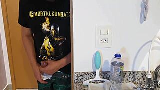 boss and employee share kitchen moments