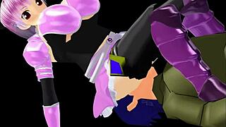 Girl B Hero Intense Cartoon Scenes