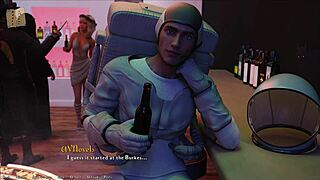 In the game Being a DIK, episode 214 follows the chick route with anime-style hentai elements.